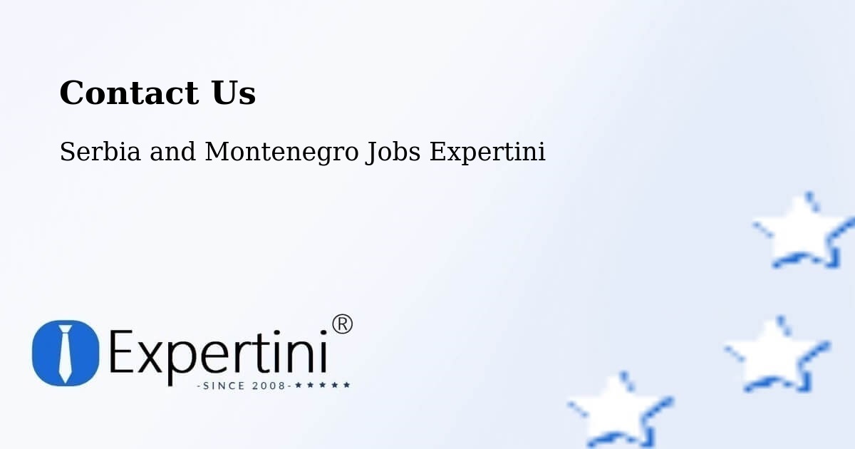 Contact Expertini – Crabtree - Serbia and Montenegro Jobs Expertini